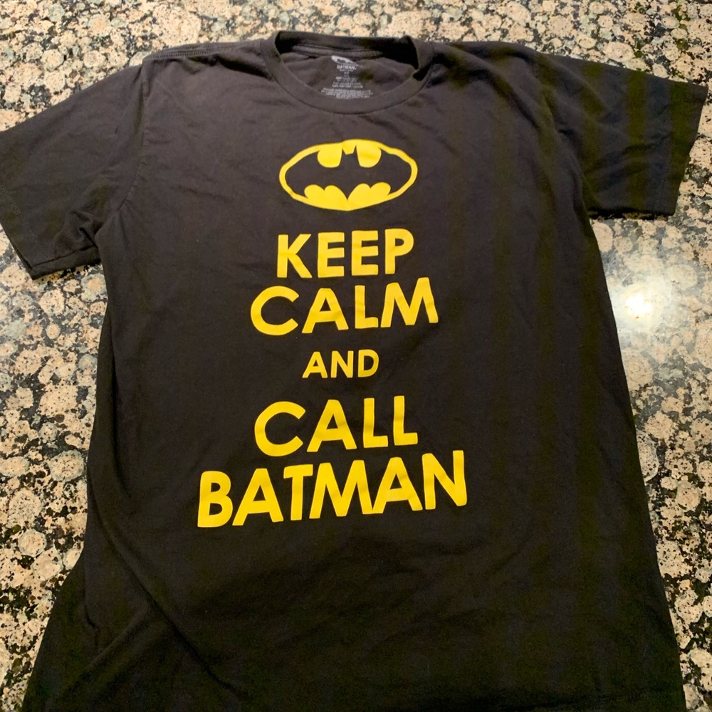 Black Batman fan t shirt